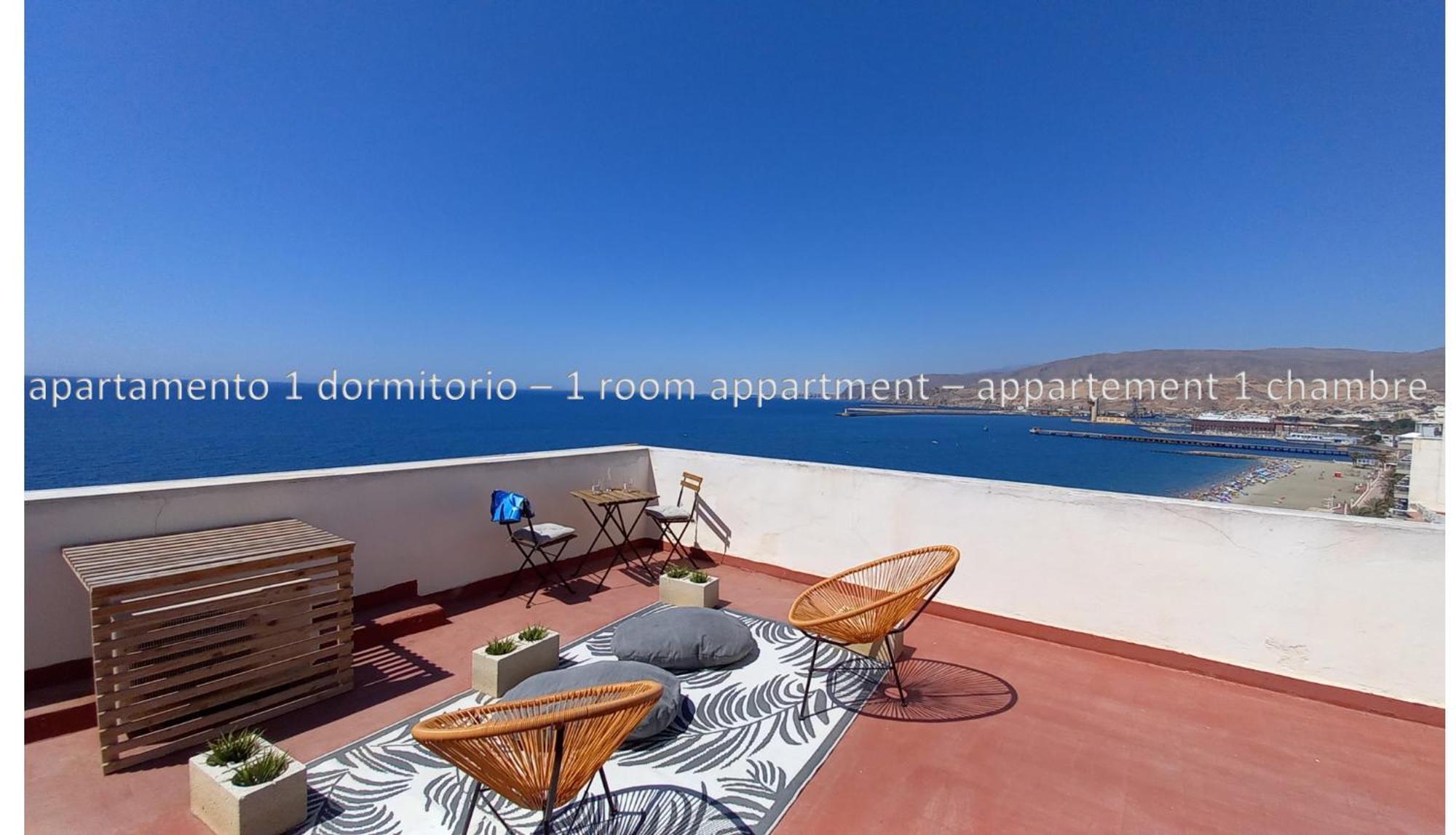 Increible Atico Con Vistas A La Bahia De Almería Exteriör bild