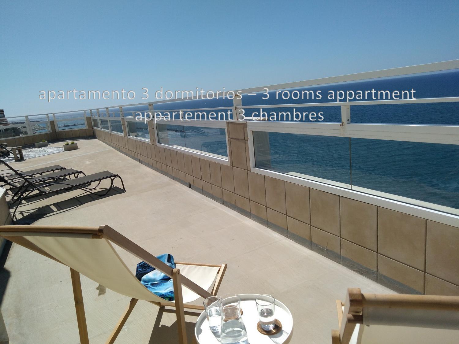 Increible Atico Con Vistas A La Bahia De Almería Exteriör bild