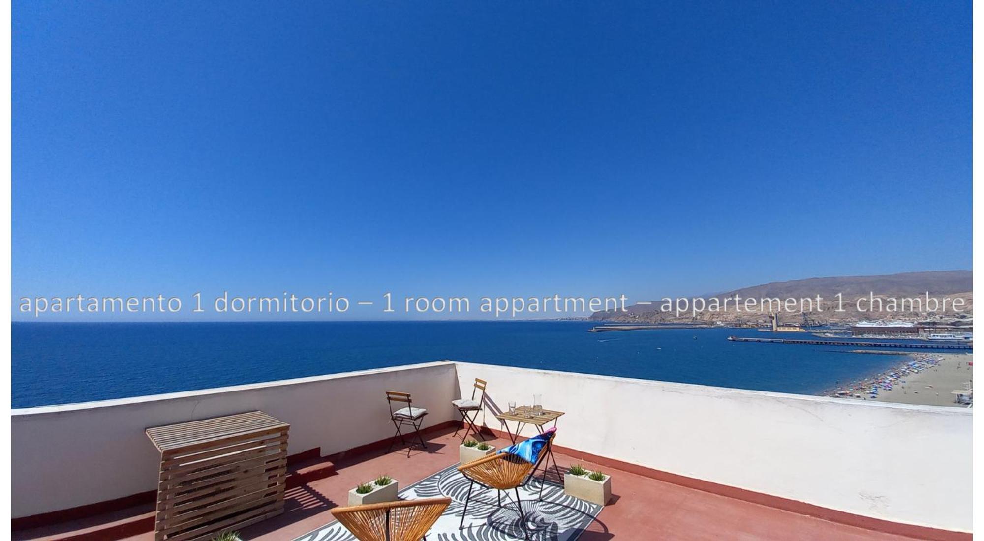 Increible Atico Con Vistas A La Bahia De Almería Exteriör bild